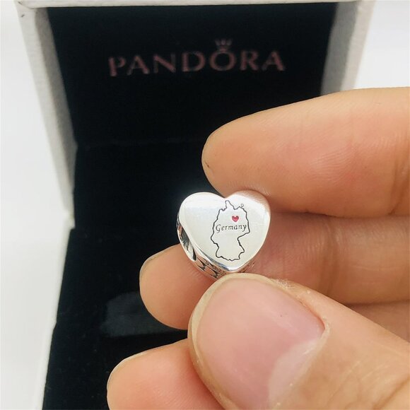 ✨🔥Pandora Germany Charm Heart Pendant Travel Pendant - Picture 1 of 6